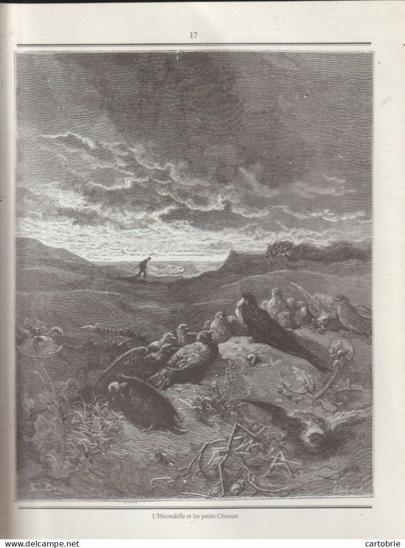 FABLES De LA FONTAINE Avec 320 Illustrations De Gustave DORÉ - 480 Pages - 1982 - SACELP - Autores Franceses