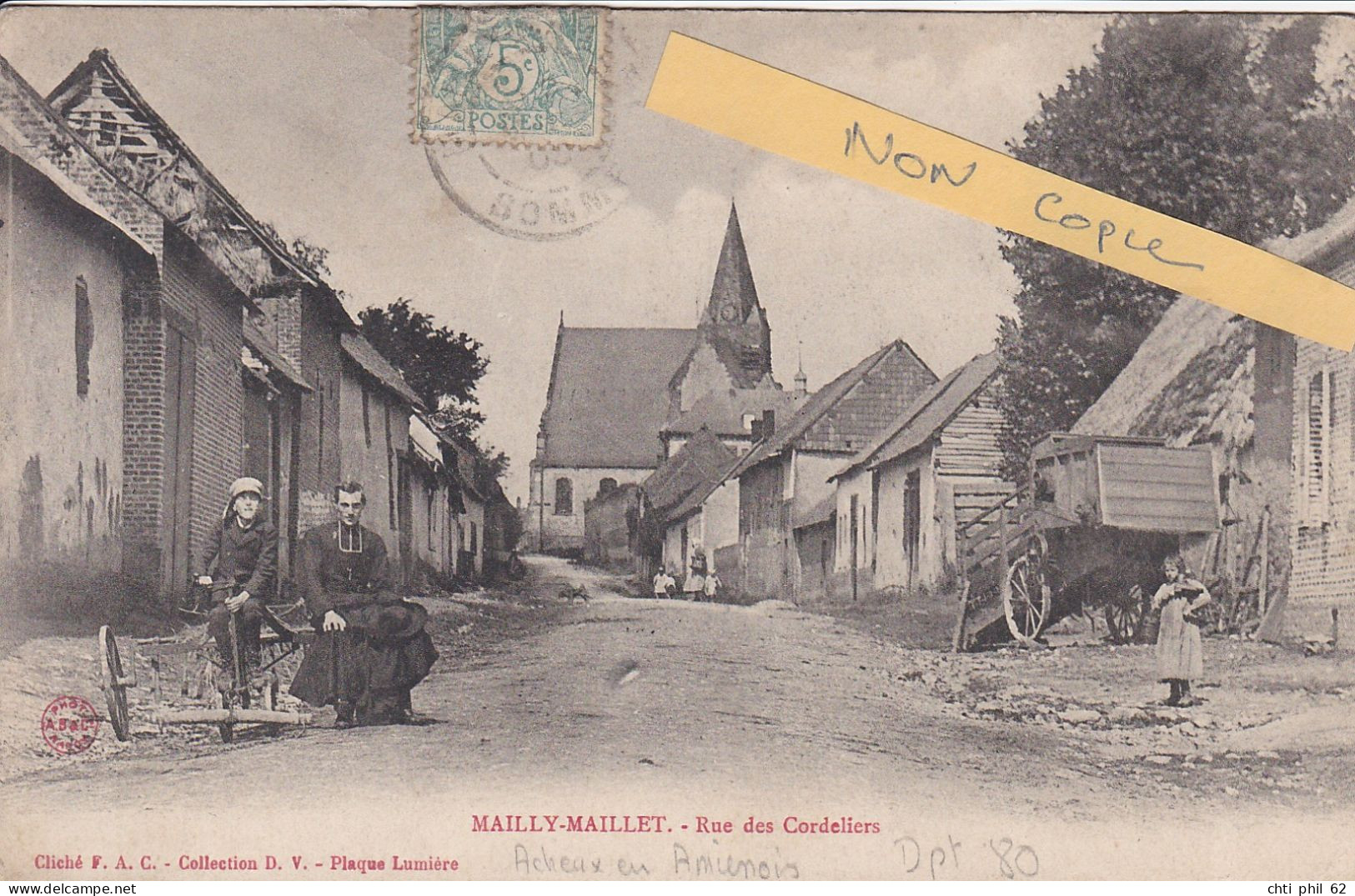 MAILLY-MAILLET 80 - Acheux En Amienois