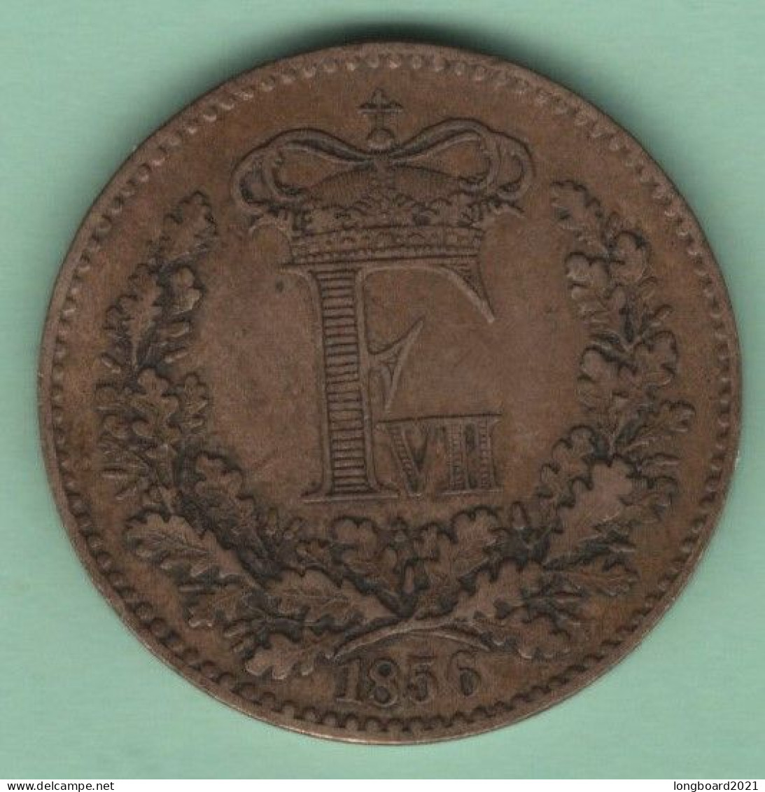 DENMARK - 1 SKILLING 1856 - Denemarken