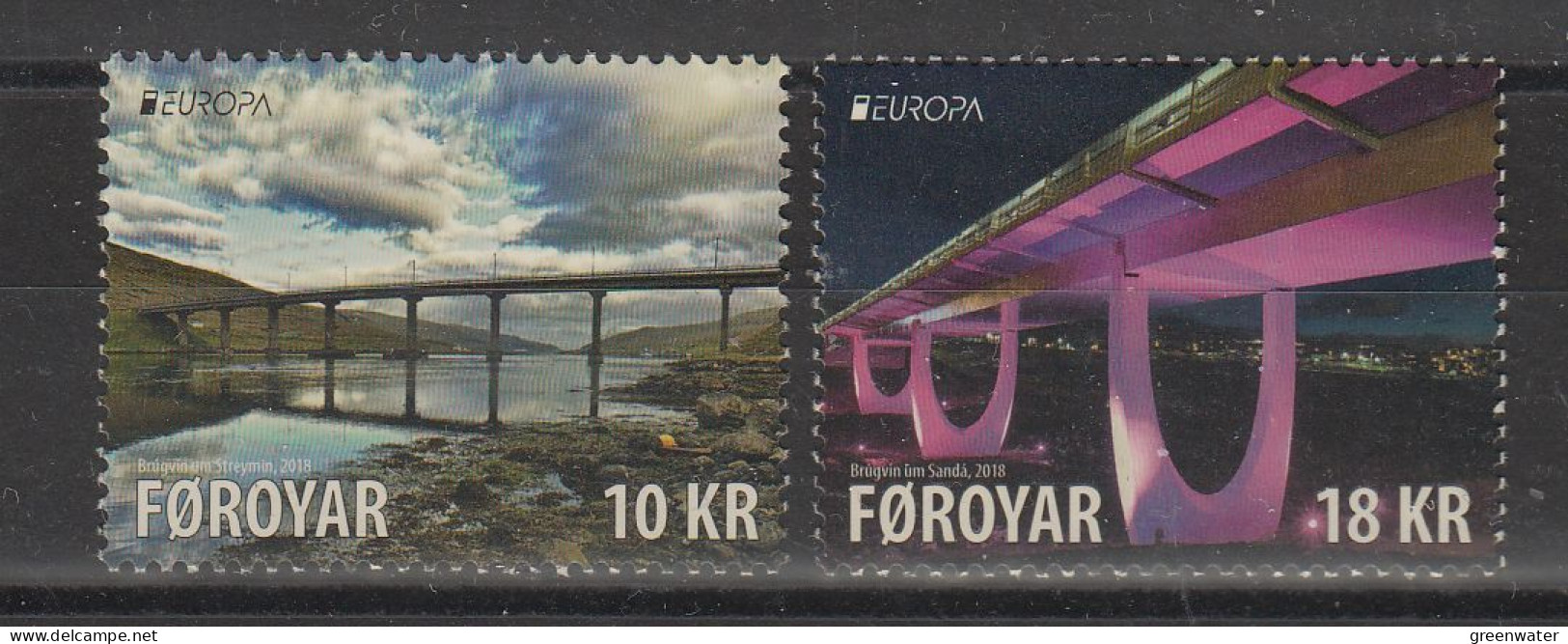 Europa CEPT 2018 Faroe Islands 2v ** Mnh (VA182) - 2018