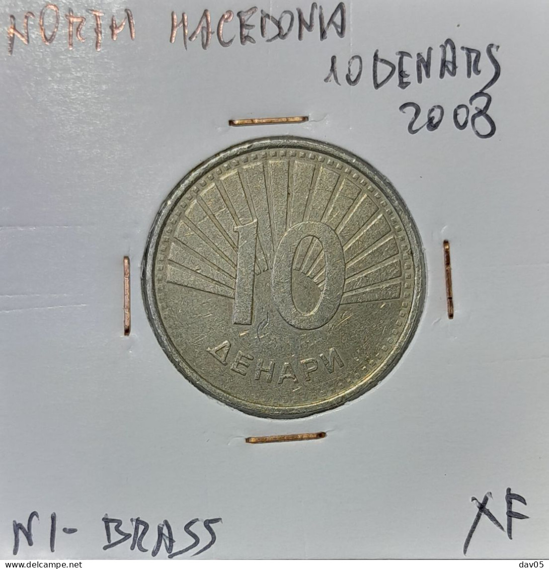 NORTH MACEDONIA  - 10 DENARS 2008 - XF - Macedonia Del Norte