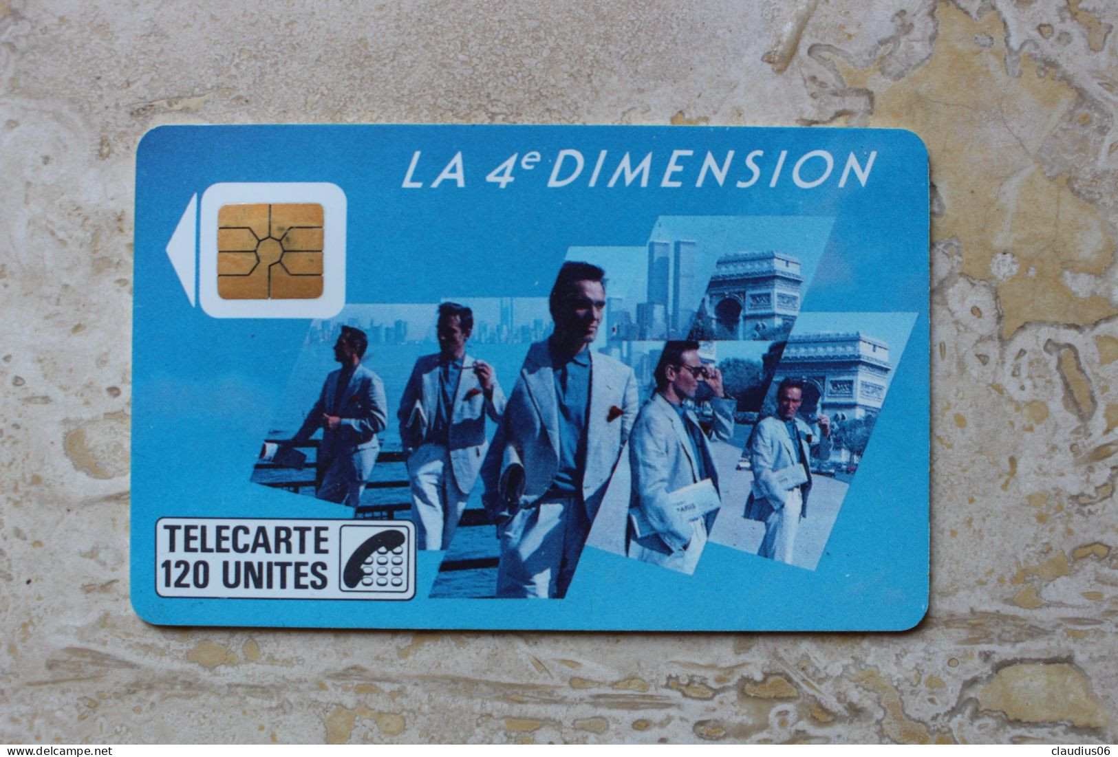 TELECARTE F39 4 E DIMENSION HOMMES - 1988