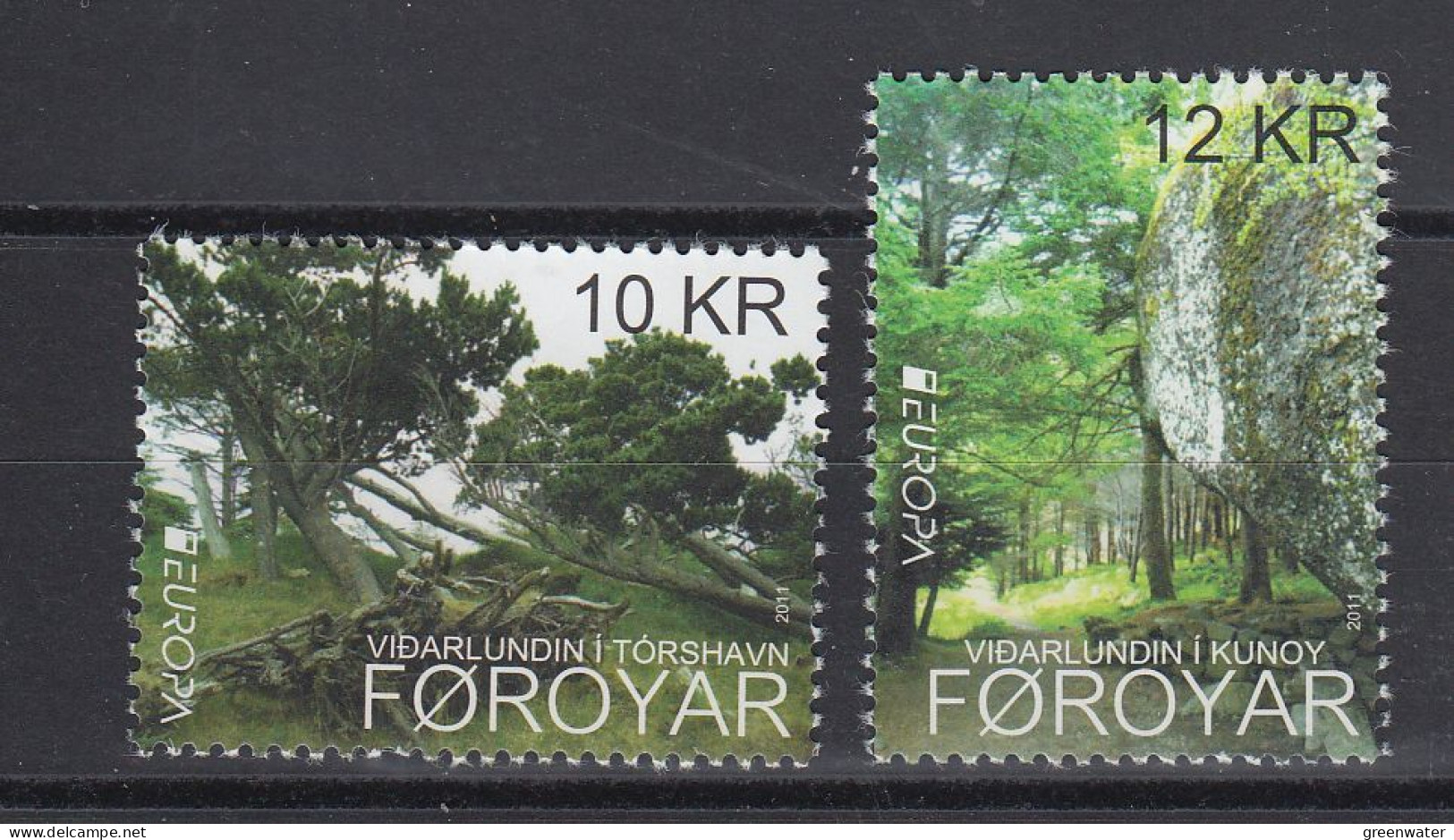 Europa CEPT 2011 Faroe Islands 2v** Mnh (VA182D) - 2011