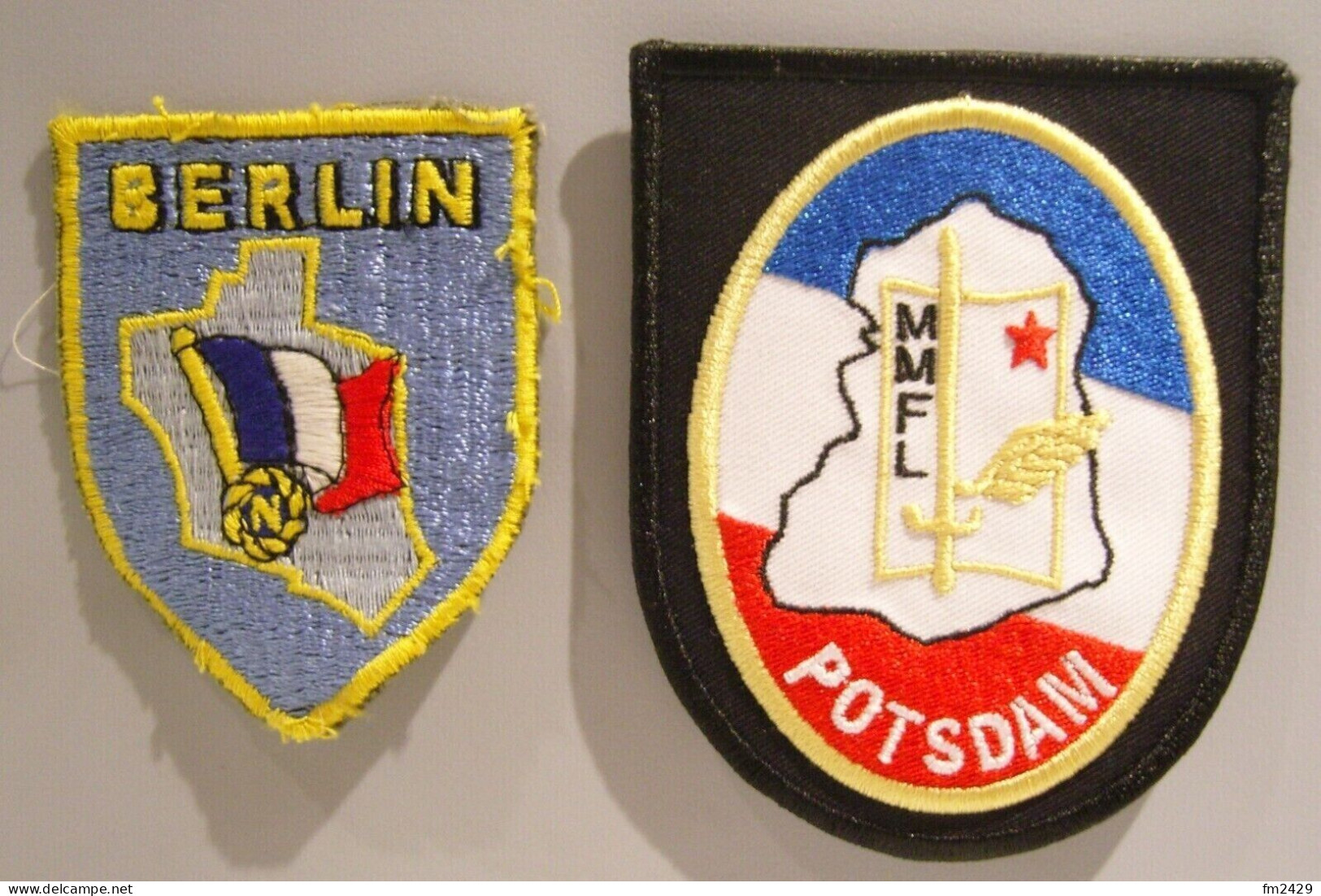 MMFL (Mission Militaire Française De Liaison)et Garnison De Berlin - Ecussons Tissu