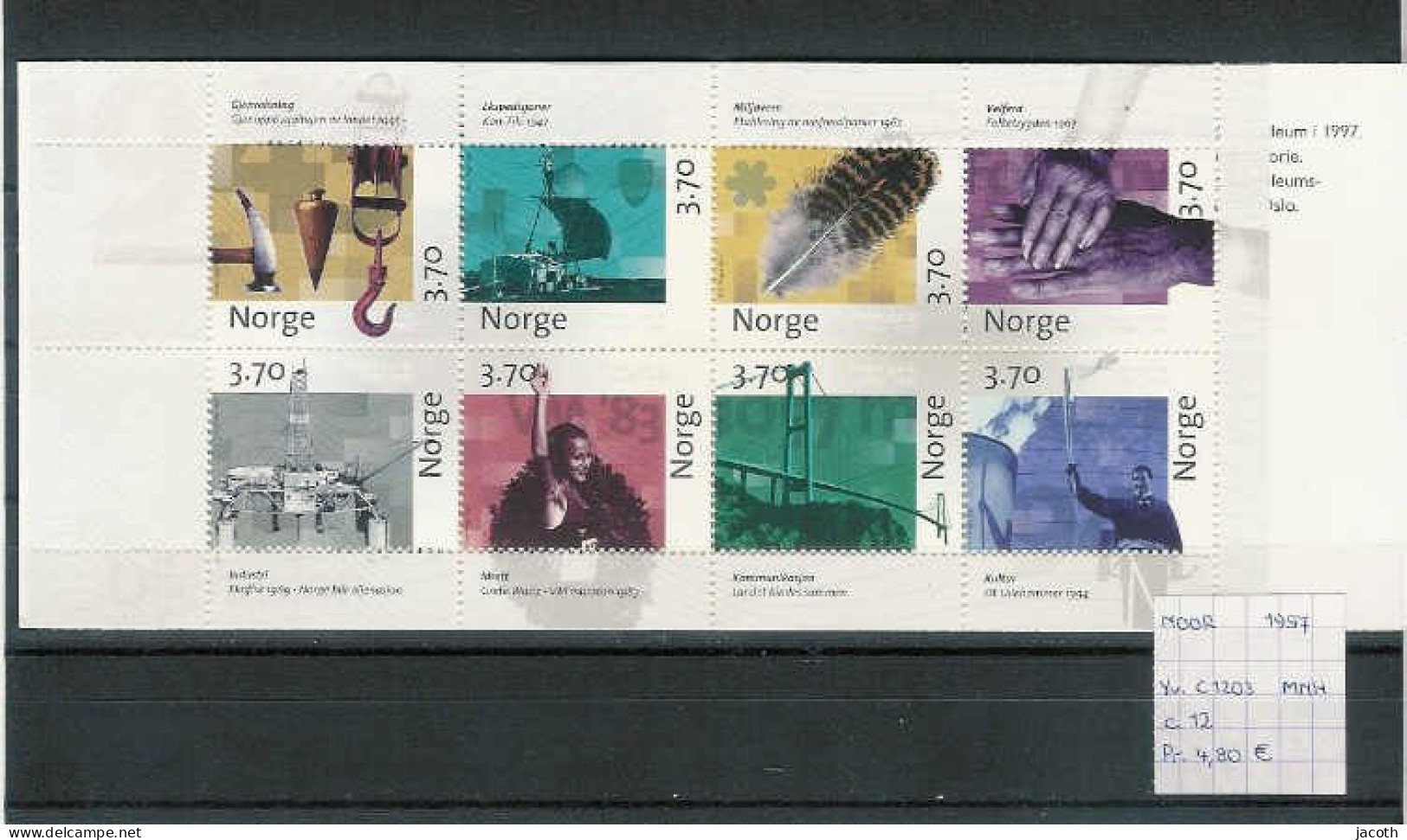 (TJ) Noorwegen 1997 - YT C1203 (postfris/neuf/MNH) - Booklets