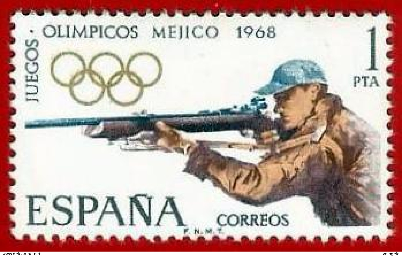 España. Spain. 1968. Tiro Olimpico. Olympic Shooting - Tir (Armes)