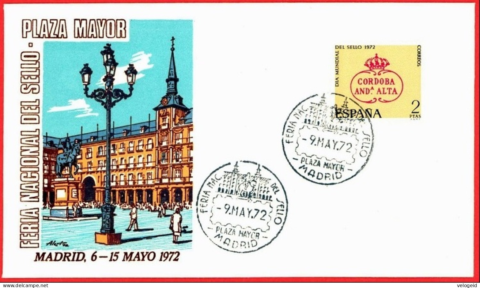 España. Spain. 1972. Matasello Especial. Special Postmark. Feria Nacional Del Sello. Madrid - Máquinas Franqueo (EMA)