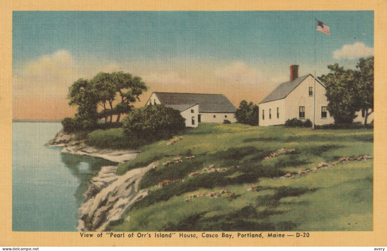 View Of "Pearl Of Orr's Island" House, Casco Bay, Portland, Maine - Portland
