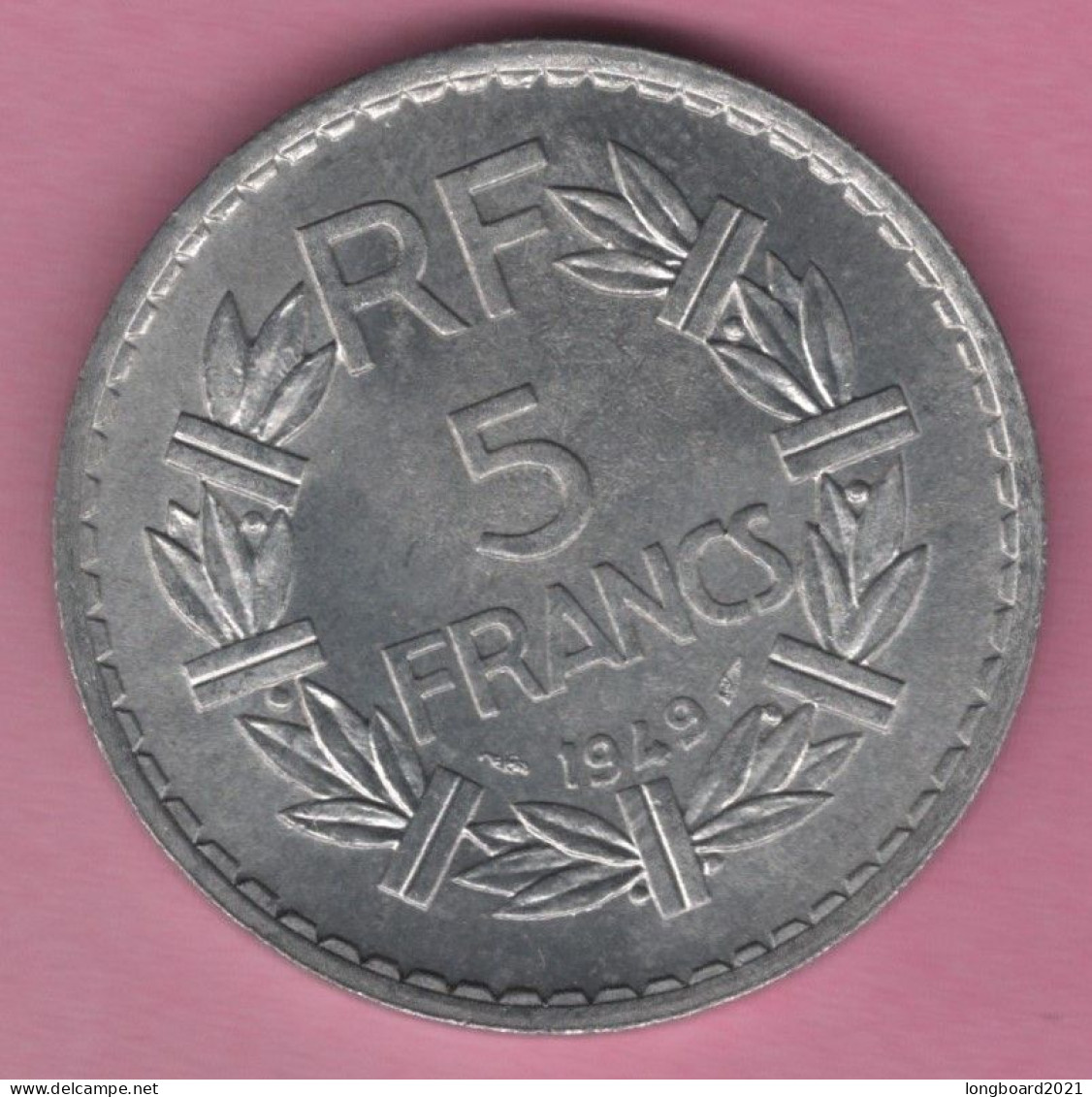 FRANCE - 5 FRANCS 1949 ALU - 5 Francs