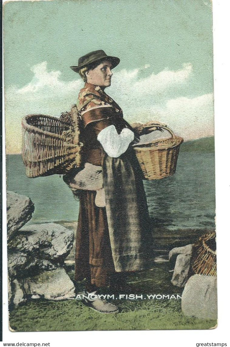 Pembrokeshire Wales Llangwn Fish Woman Fish Woman Unused - Pembrokeshire