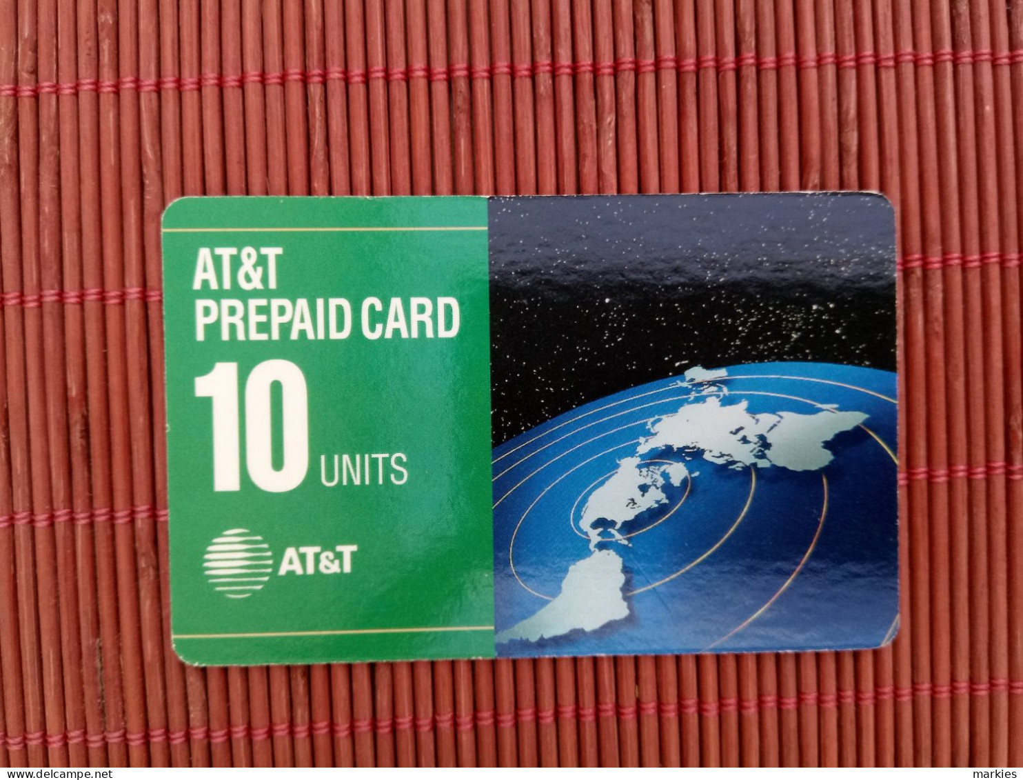 AT& T 10 Units Prepaidcard Used 2 Photos Used Rare - AT&T