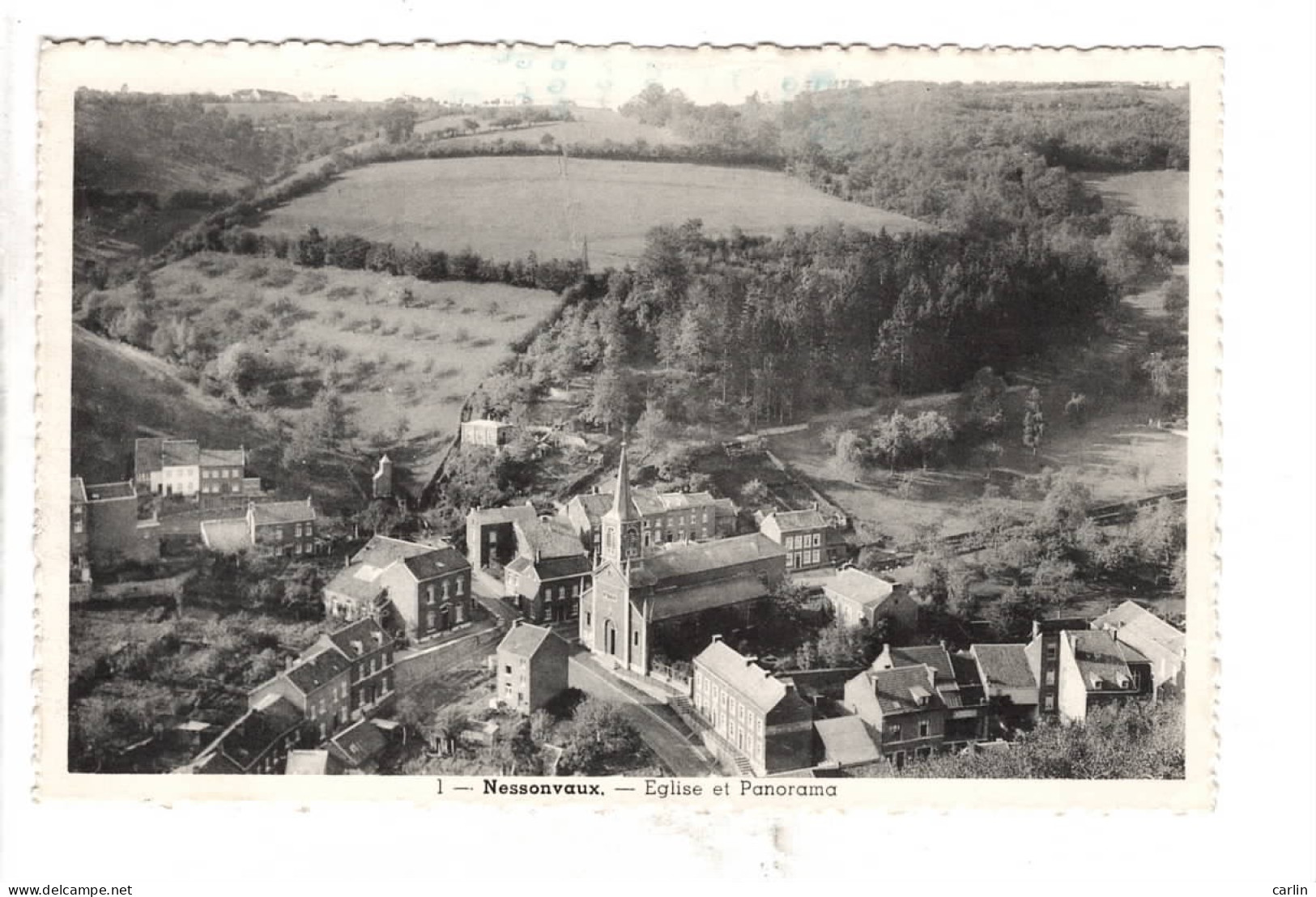 Nessonvaux Eglise Et Panorama - Trooz