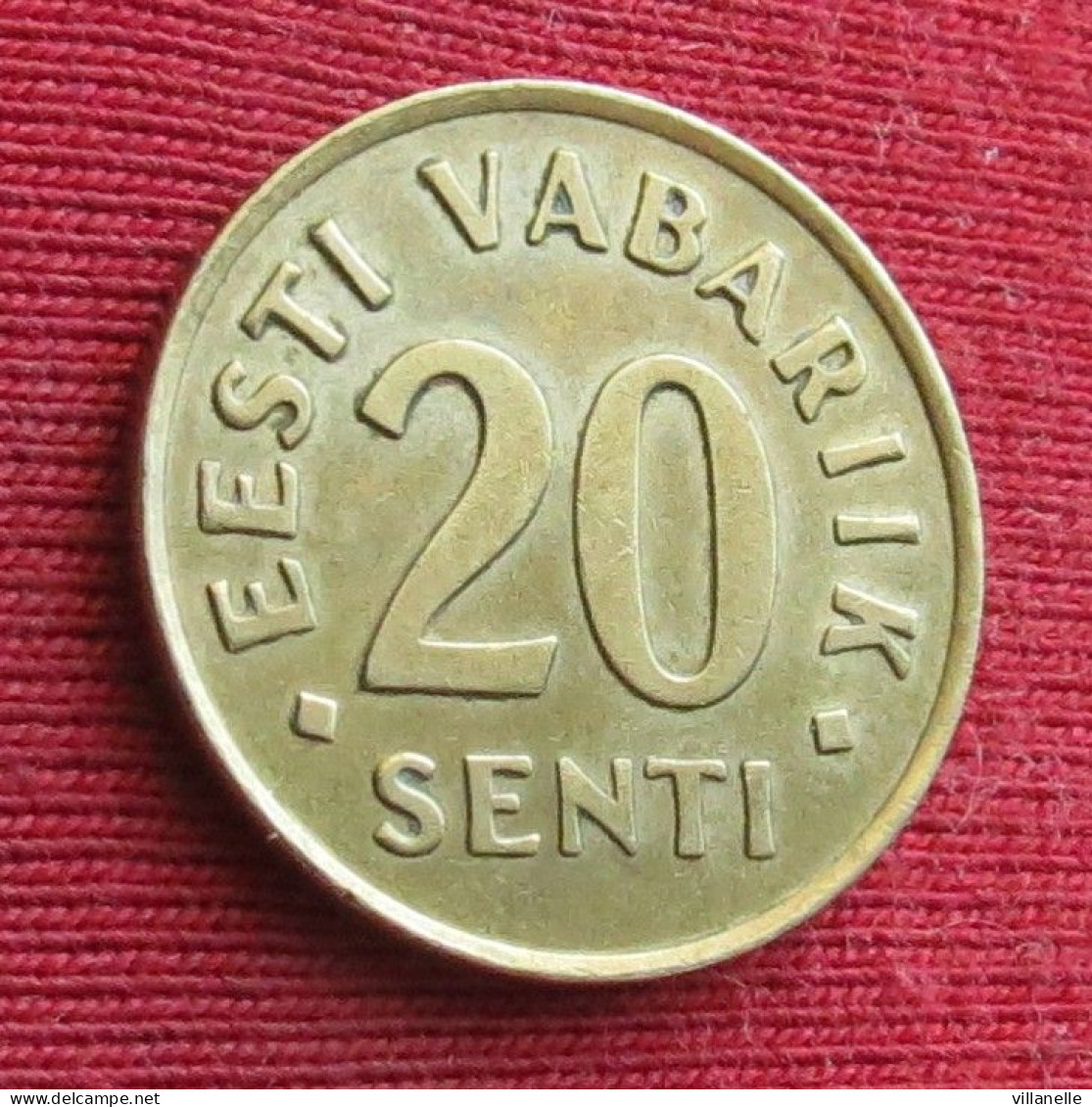 Estonia 20 Senti 1992 KM# 23 Lt 1603 *V1T  Estonie - Estonie