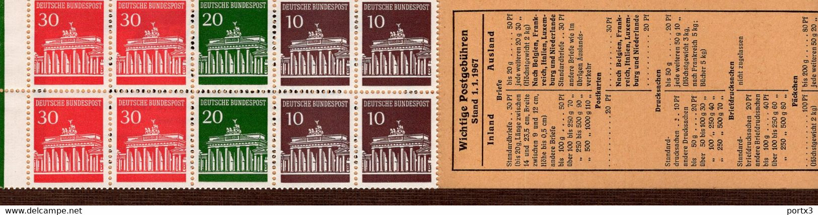 Markenheftchen Bund Postfr. MH 12 Au Geschlossen  MNH ** Neuf Postfrisch (3) - 1951-1970