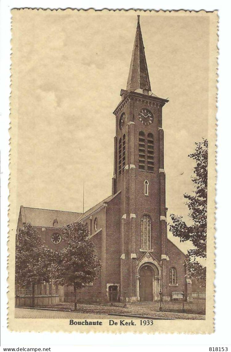 Boekhoute  Bouchaute     De Kerk  1933 - Assenede
