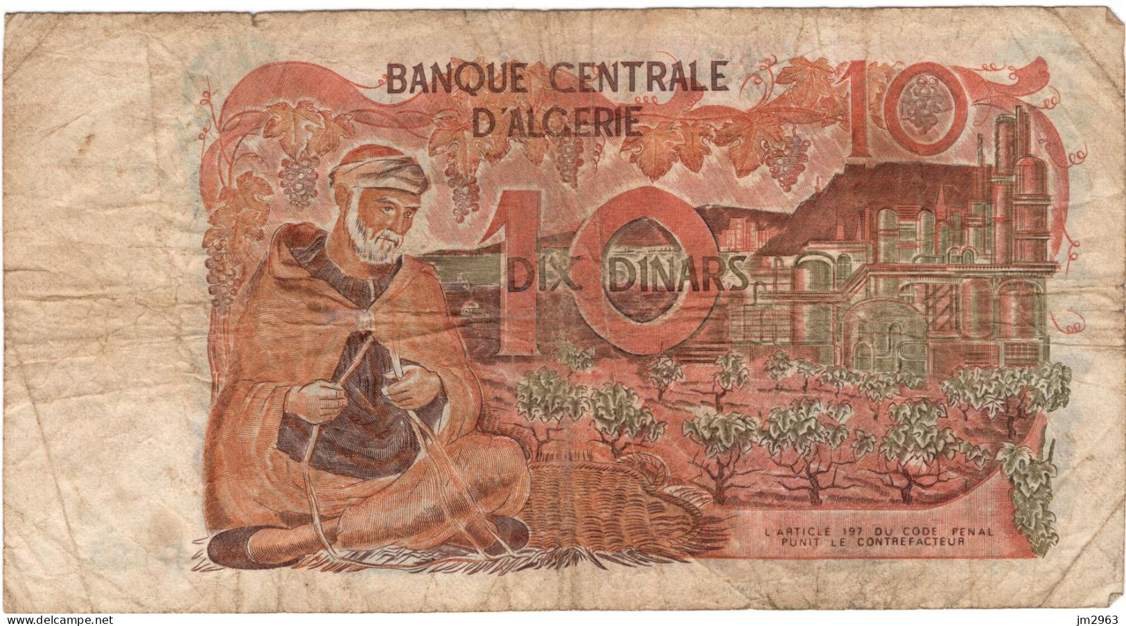 ALGERIE 10 DINARS G 01.11.1970 D053 27427 - Algerien