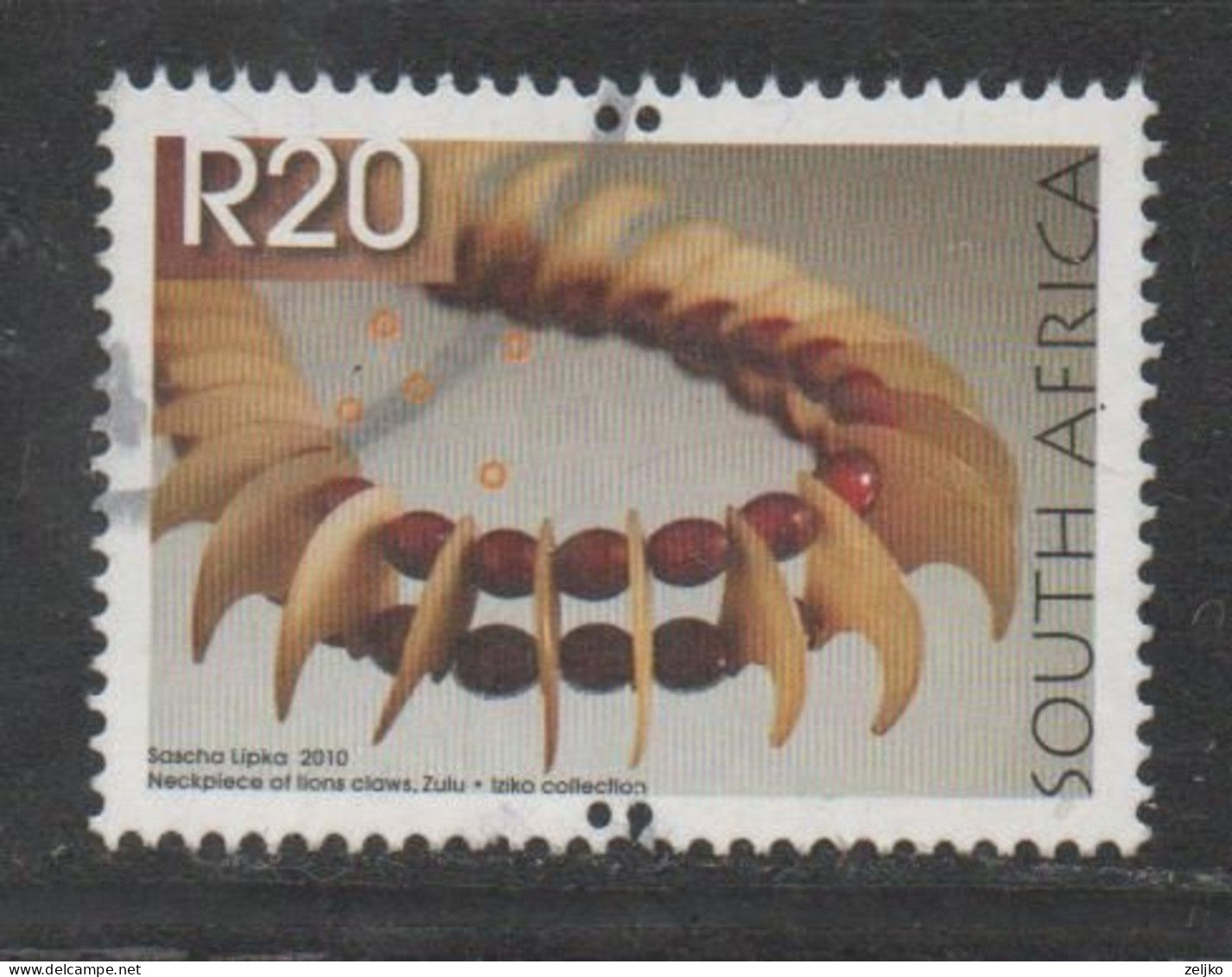 South Africa 2010, Used, Neckpiece, Zulu, (1) - Usados