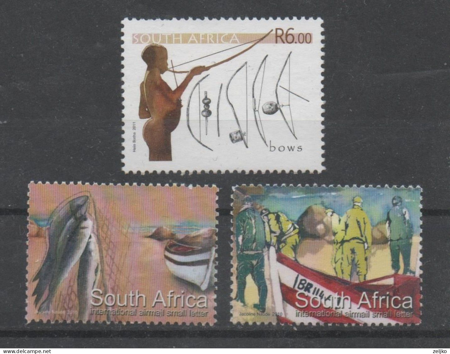 South Africa, Used, 2010-11, Michel 1902,1905, 2057, Lot - Usados