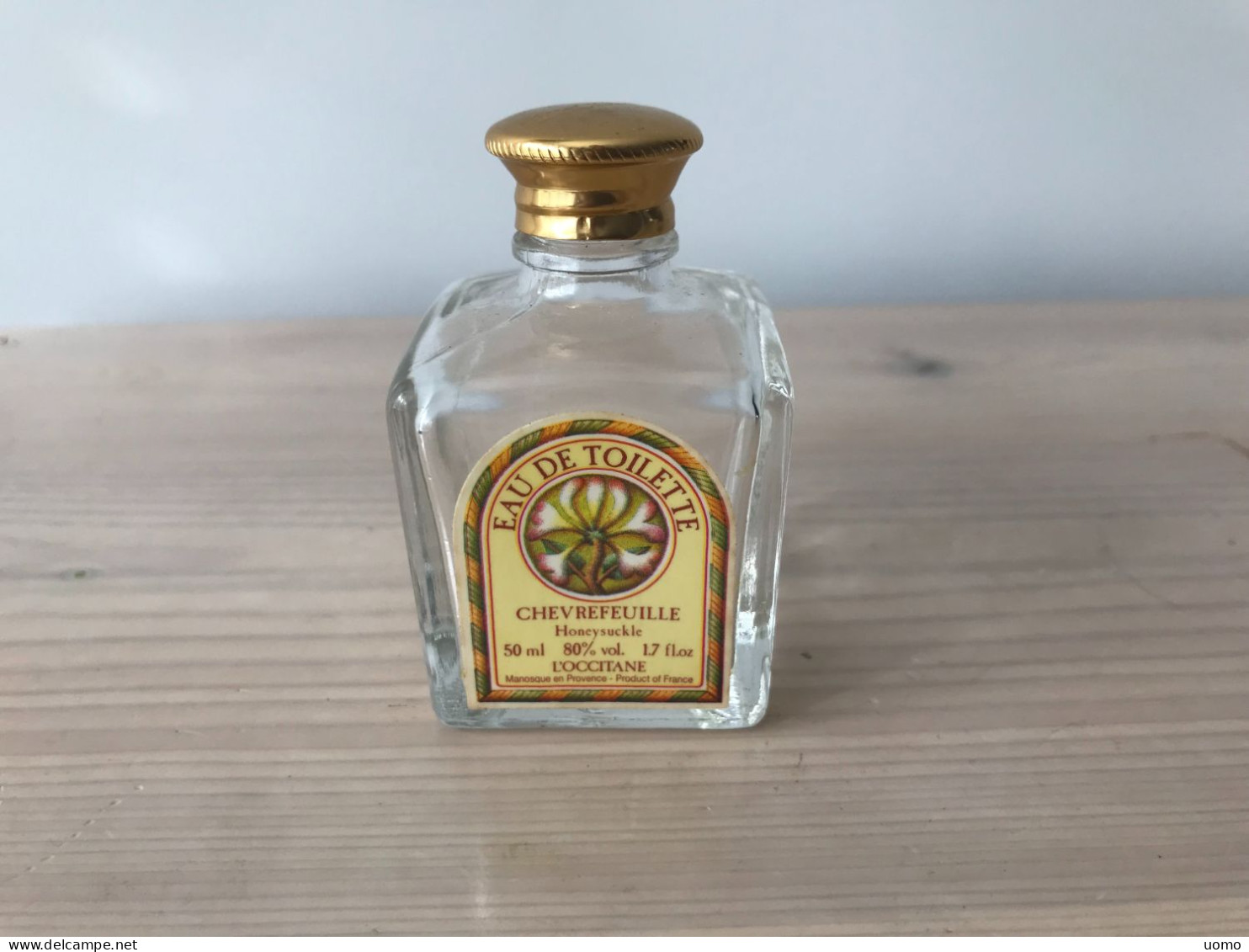 L’Occitane Chevrefeuille (Honeysuckle) EDT 50 Ml (leeg) - Miniaturas (frascos Vacios)