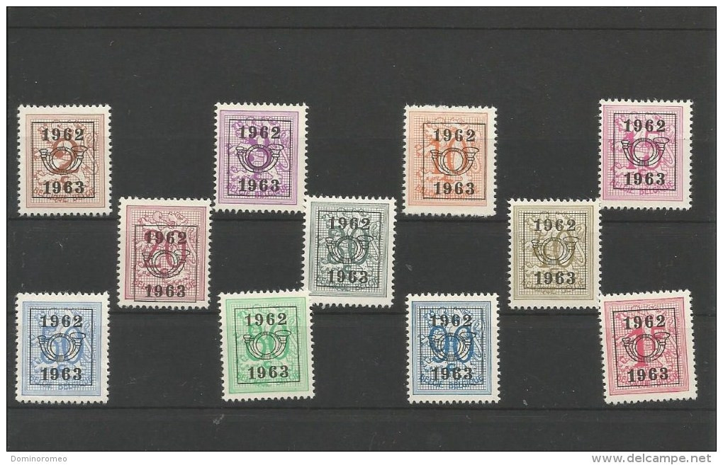 55 = PRE 725 ==> 735 **  Postfris Zonder Scharnier - Typo Precancels 1951-80 (Figure On Lion)