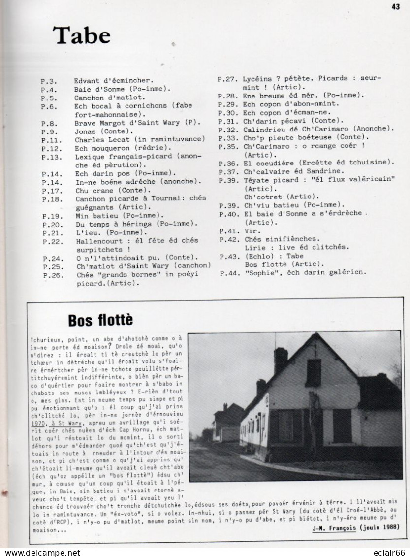 80 CAYEUX Habitation De Pêcheurs  LIVRE CH'LANCHRON N°32 Année 1988 40 Pages  état   Impeccable - Picardie - Nord-Pas-de-Calais