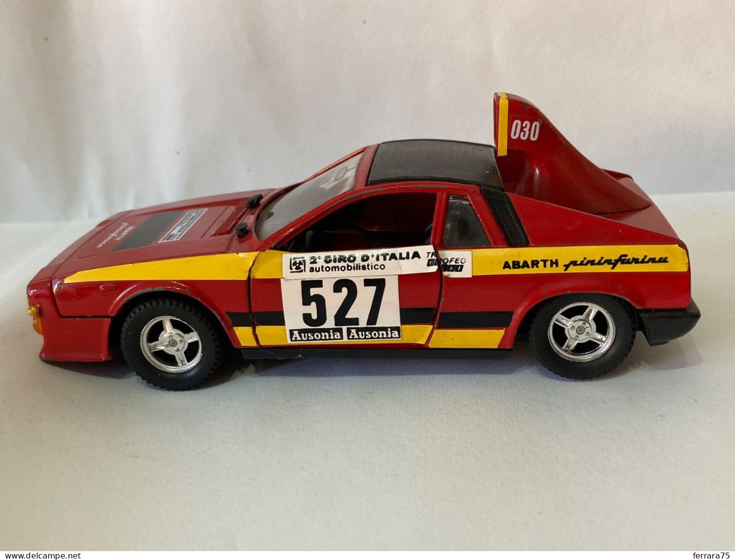 POLISTIL S57 ABARTH PININFARINA 2°GIRO D'ITALIA SCALA 1/25 SENZA SCATOLA. - Altri & Non Classificati