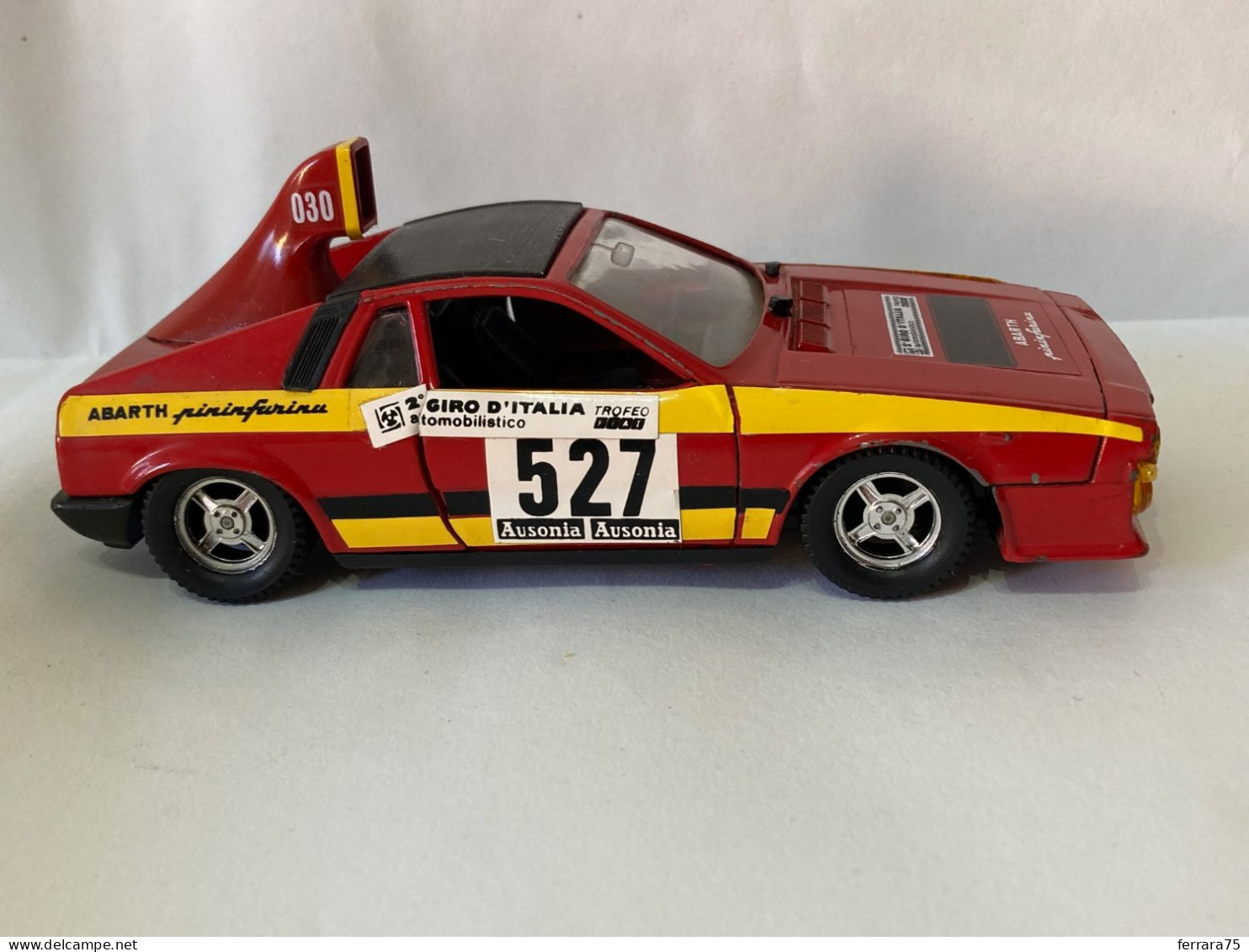 POLISTIL S57 ABARTH PININFARINA 2°GIRO D'ITALIA SCALA 1/25 SENZA SCATOLA. - Otros & Sin Clasificación