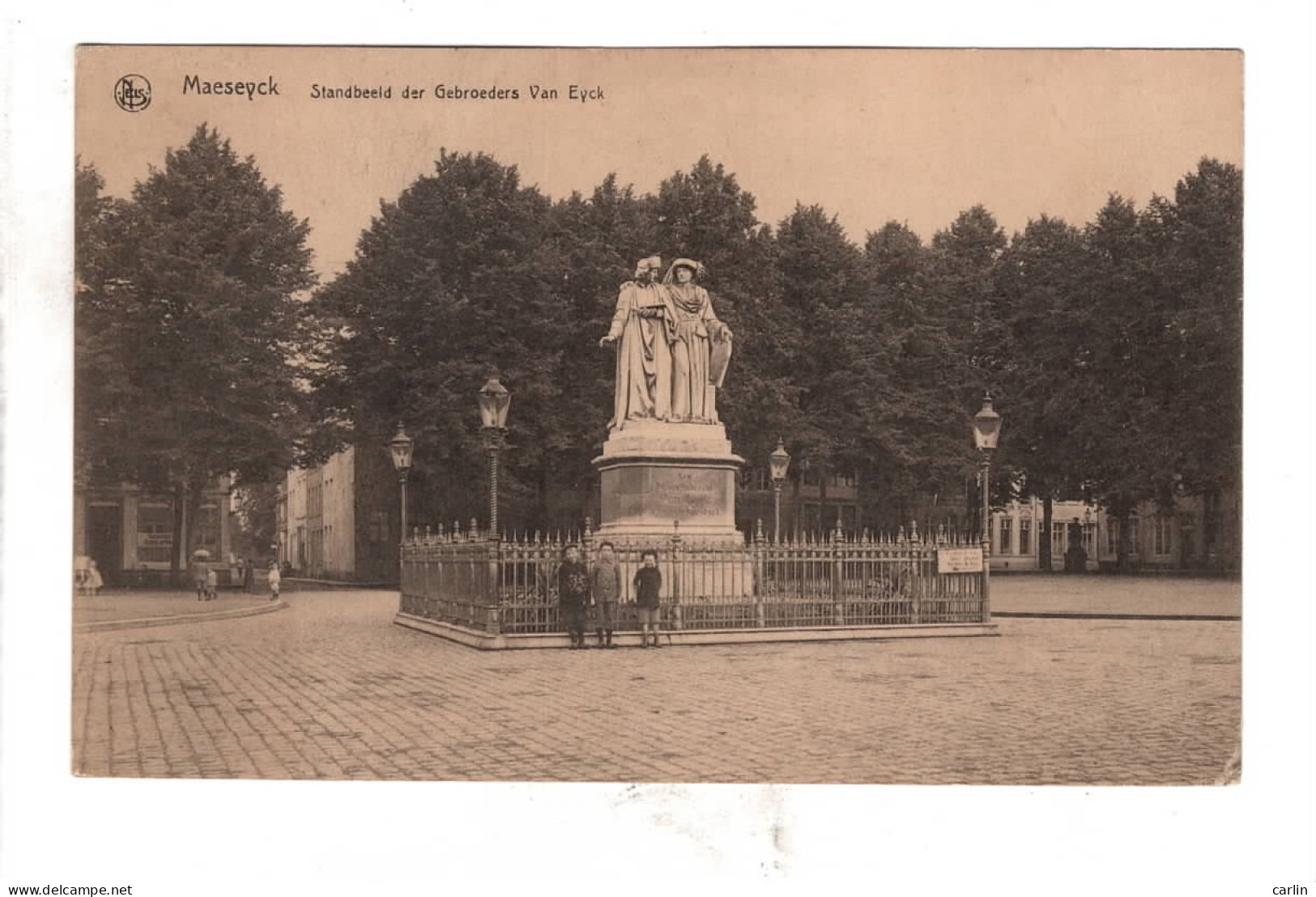 Maeseyck Maaseik Standbeeld Der Gebroeders Van Eyck - Maaseik