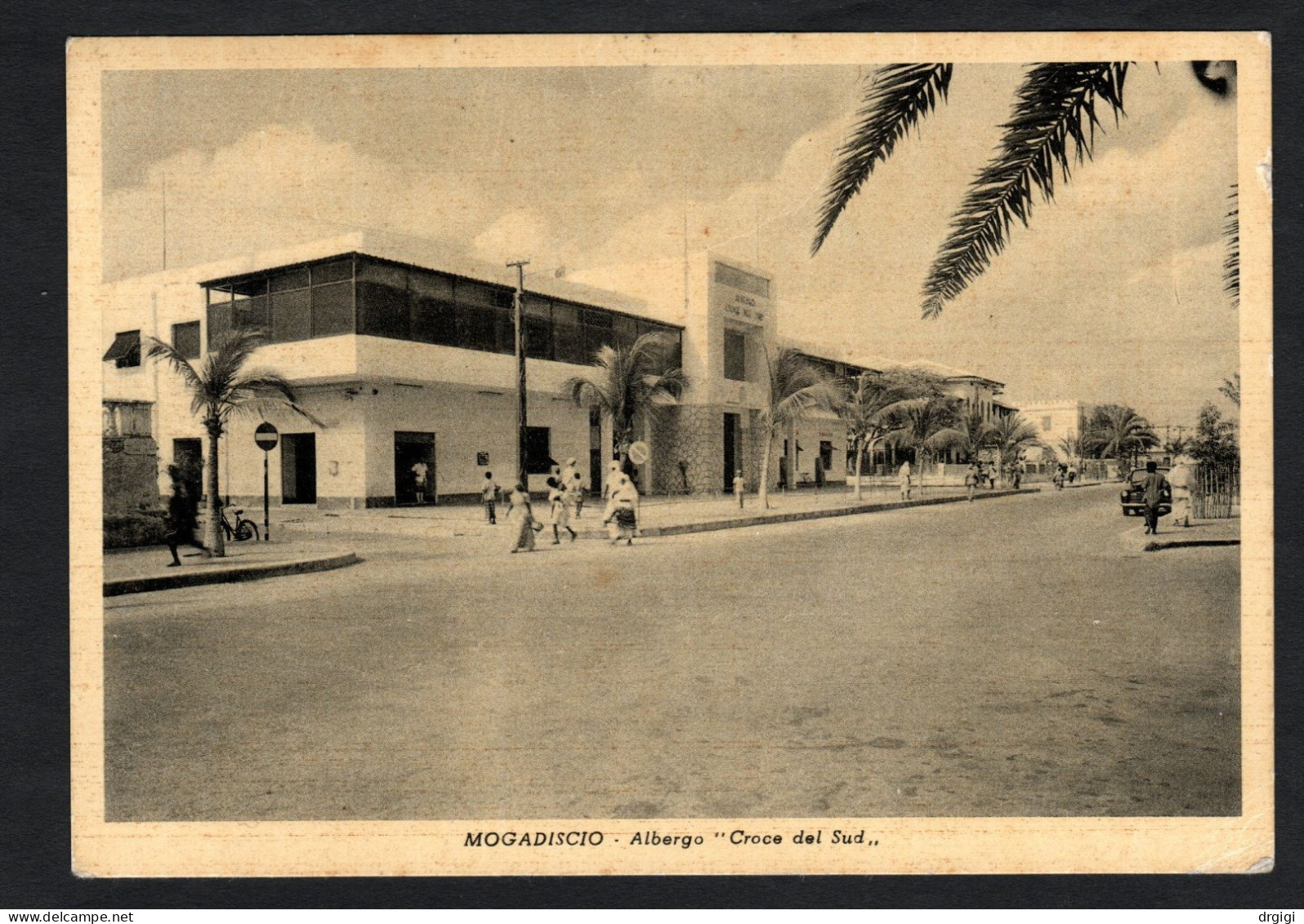 Somalia AFIS, POSTA VIAGGIATA 1959,  MOGADISCIO PER VELLETRI (ROMA) - Somalie (AFIS)