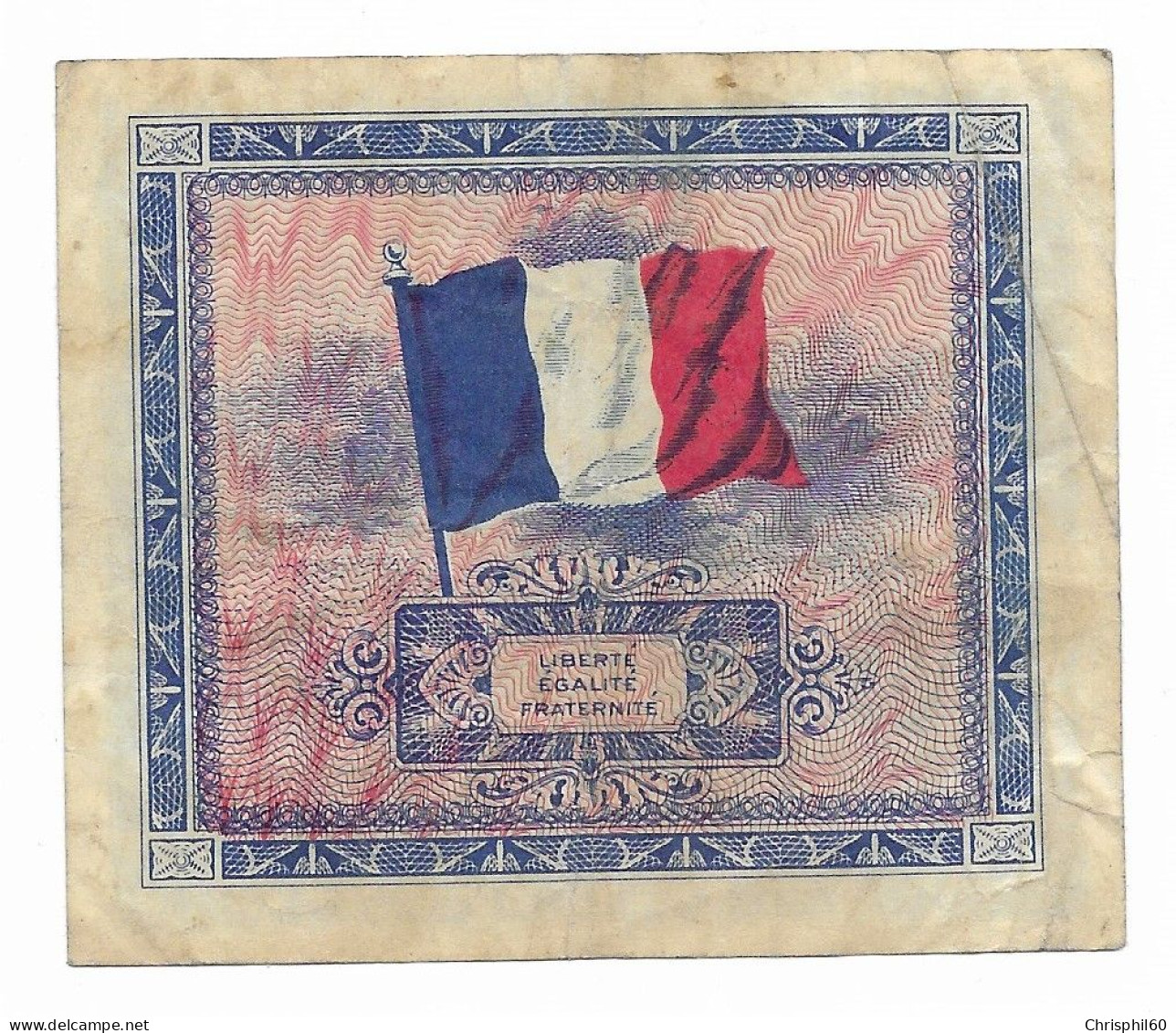 Billet De 2 Francs - Série De 1944 - Drapeau - 83403797 - - 1944 Vlag/Frankrijk