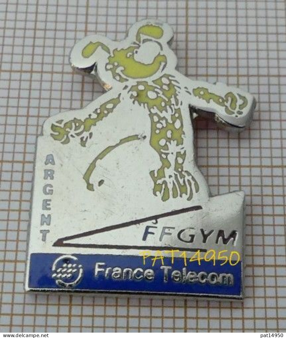 PAT14950 FRANCE TELECOM FFGYM Médaille D' ARGENT  MARSUPILAMI En Version EGF - France Telecom