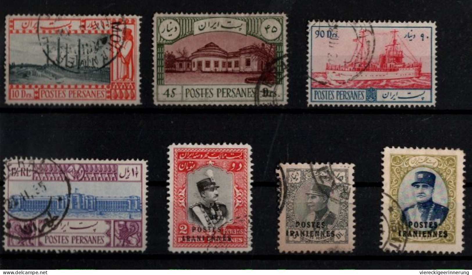 ! 1933, Collection Lot Of 30 Old Stamps From Persia, Persien, Iran - Irán