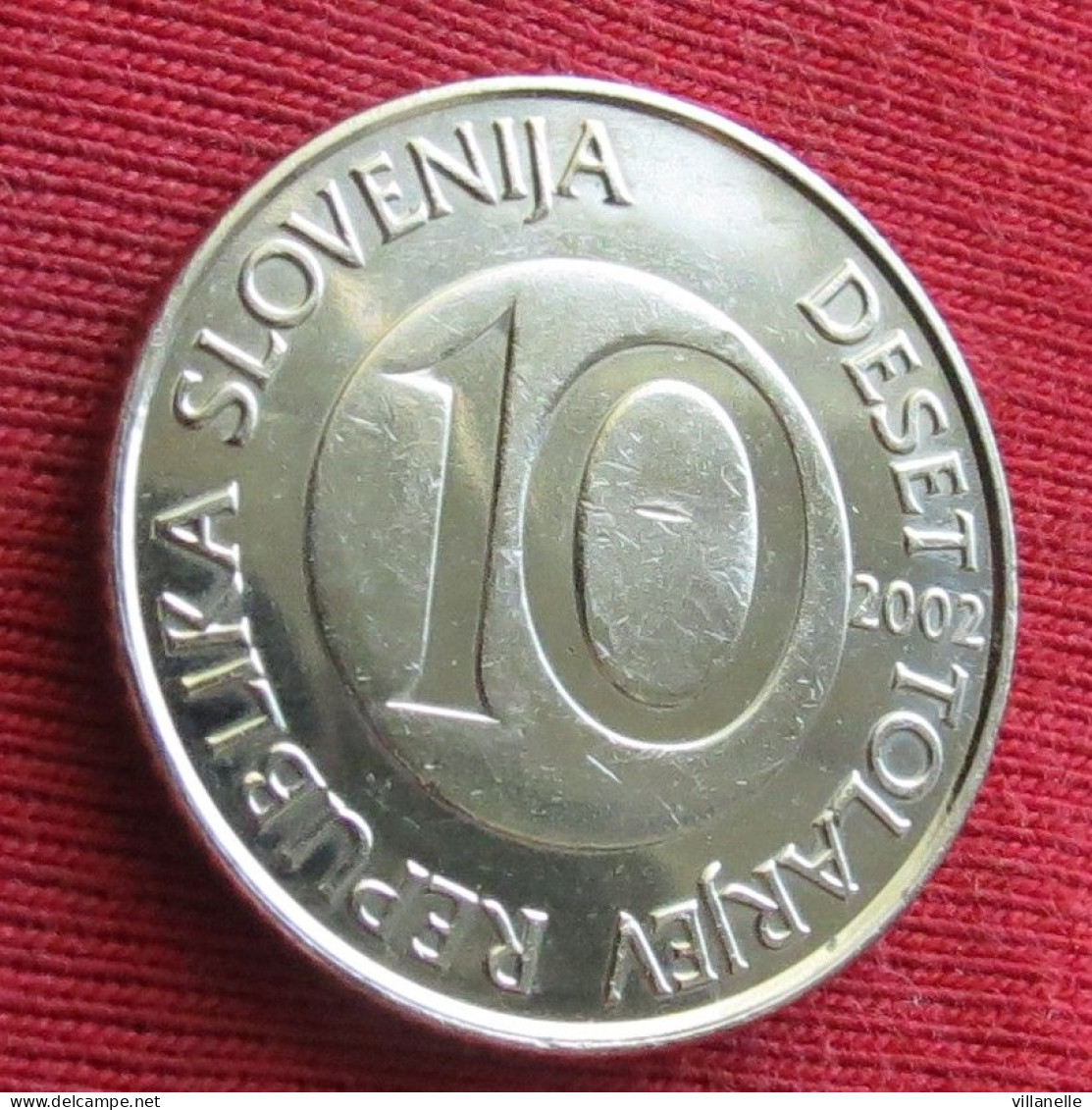 Slovenia 10 Tolarjev 2002 KM# 41 Lt 1616 *V1T Eslovenia Slovenija Slovenie - Slovénie
