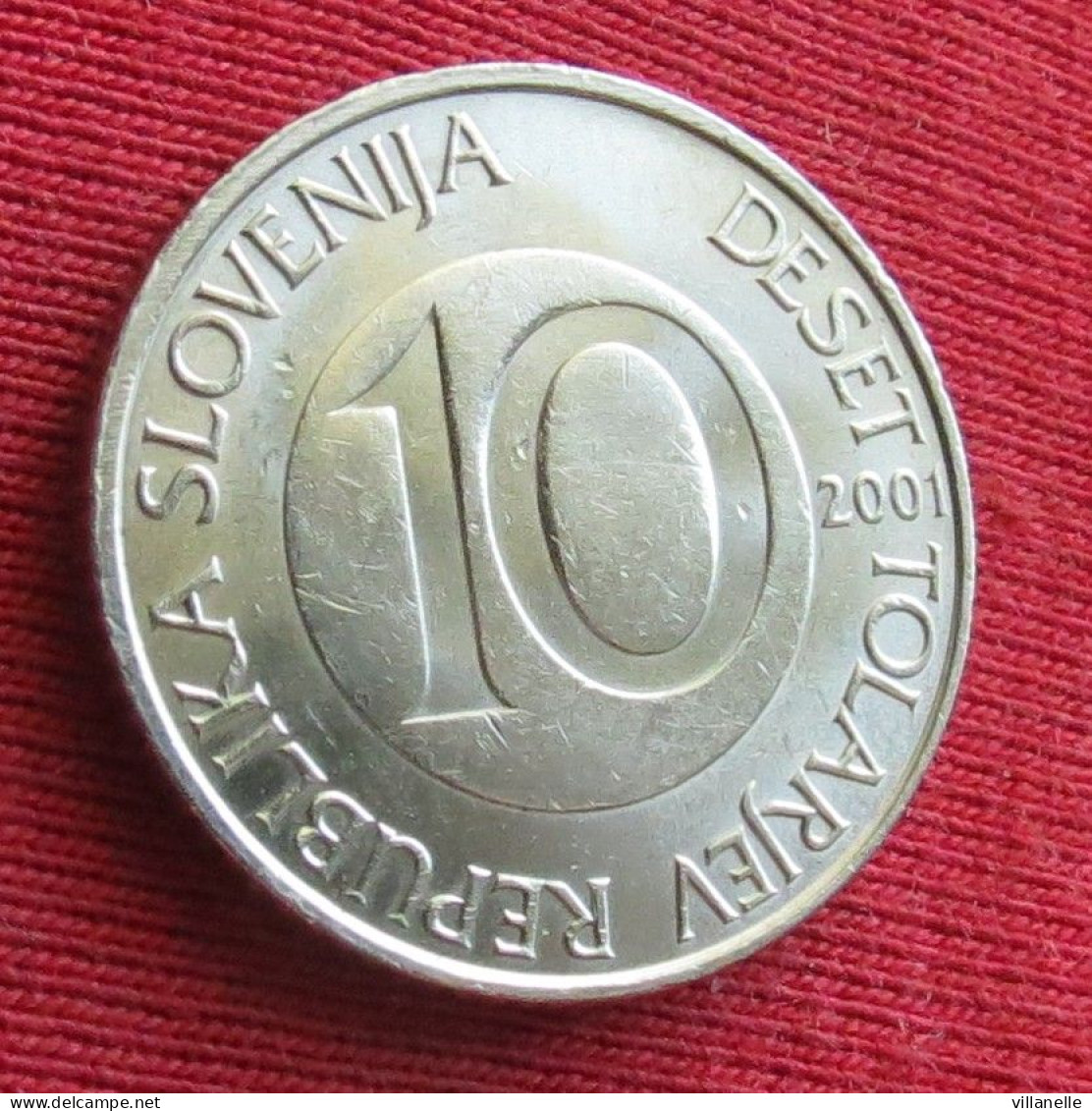 Slovenia 10 Tolarjev 2001 KM# 41 Lt 1617 *V2T Eslovenia Slovenija Slovenie - Slovénie