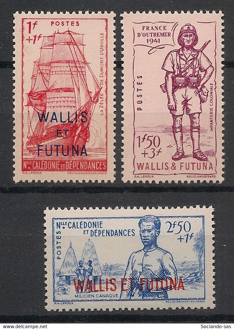 WALLIS ET FUTUNA - 1941 - N°Yv. 87 à 89 - Défense De L'empire - Série Complète - Neuf Luxe ** / MNH / Postfrisch - Ongebruikt