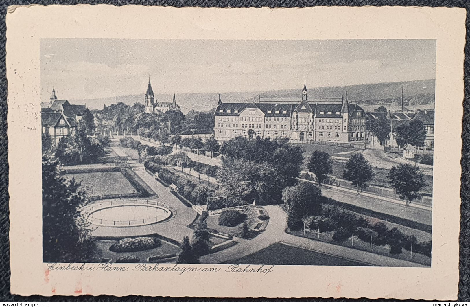 1948.Einbeck Niedersachsen Parkanlagen Am Bahnhof Einbeck - Einbeck