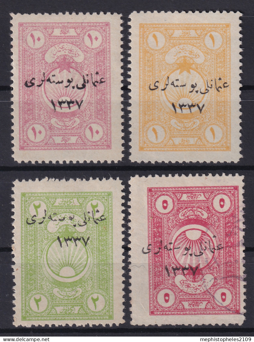 ANATOLIA 1920 - MLH/canceled - Sc# 49-52 - Complete Set! - 1920-21 Anatolia