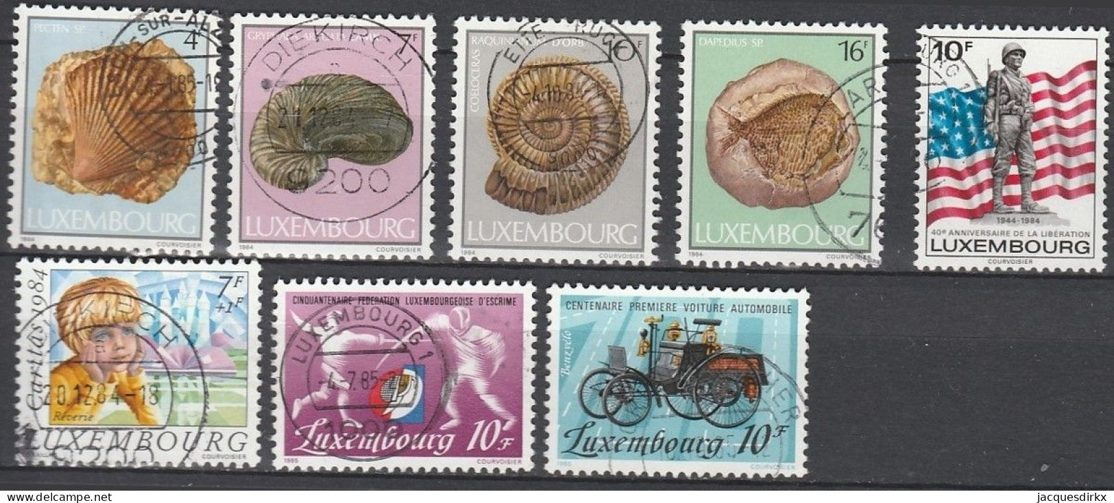 Luxembourg    .   Y&T     .    8  Timbres     .    O     .      Oblitéré - Used Stamps