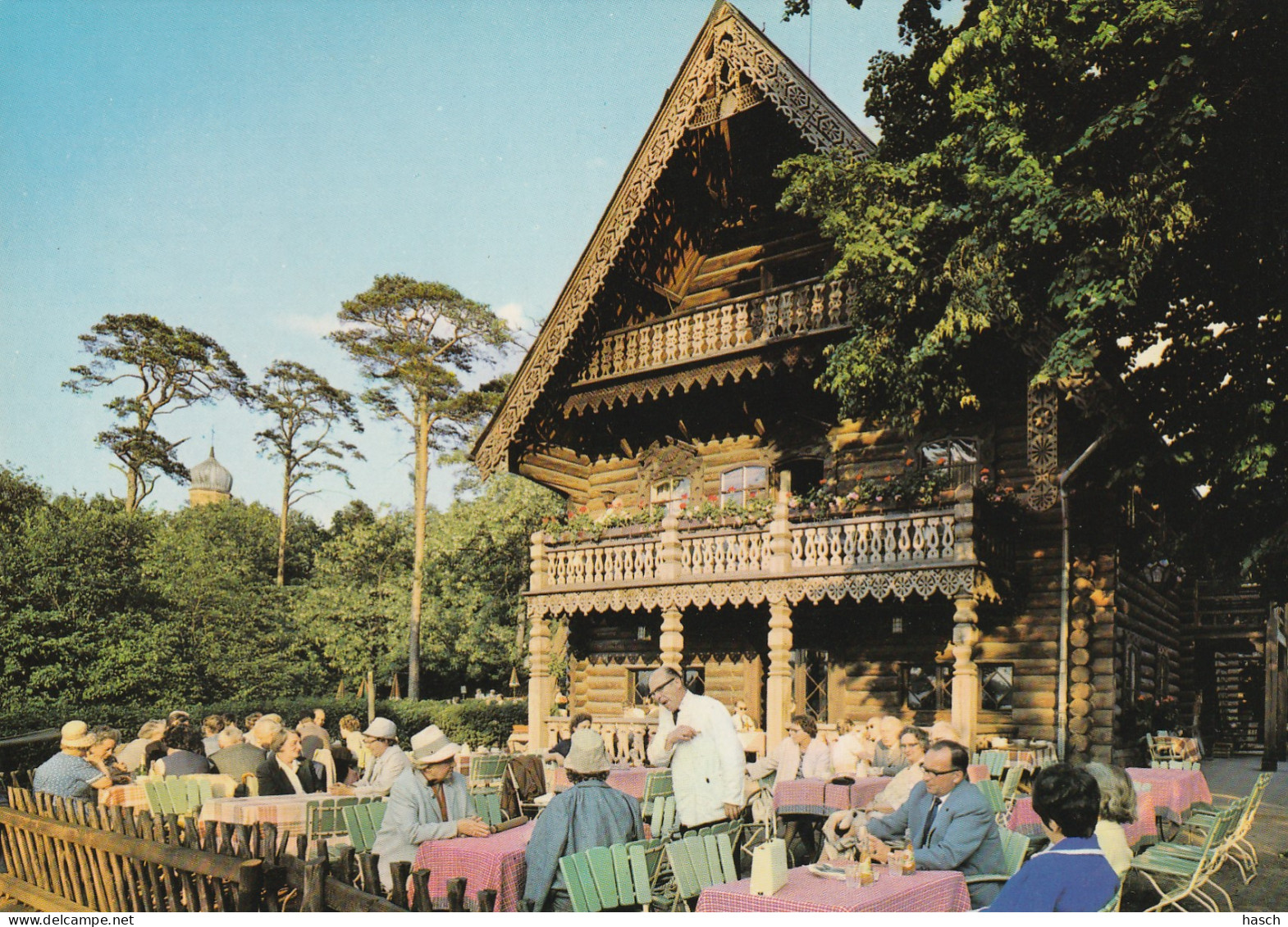 4912A 411 Berlin Wannsee, Gaststätte Blockhaus Nikolskoe - Wannsee