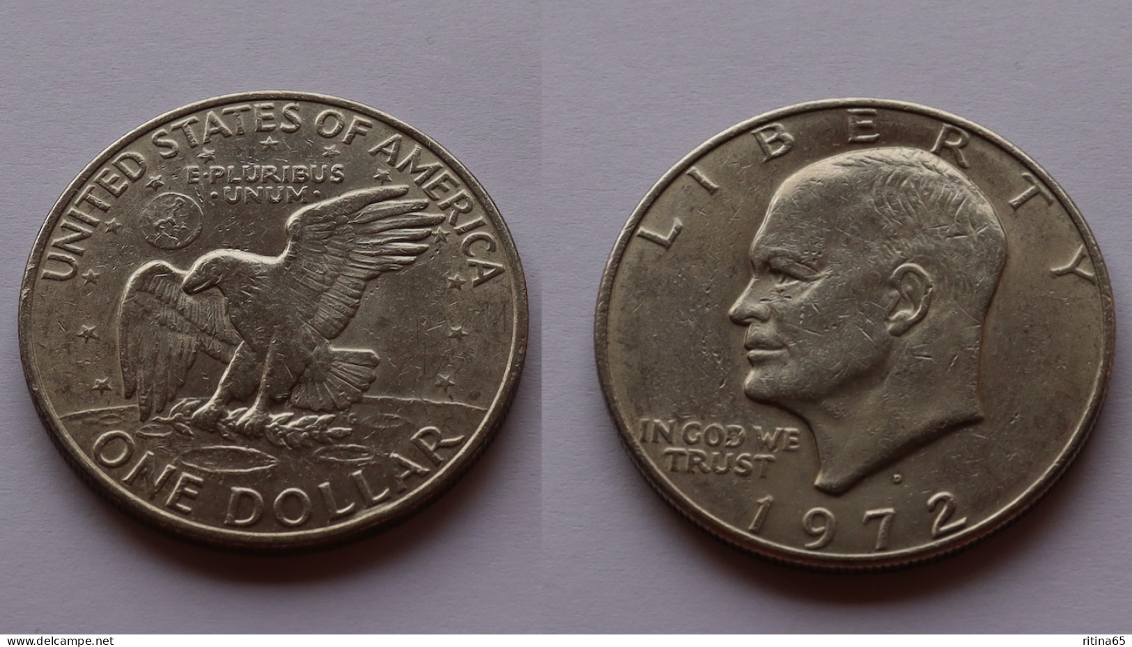 USA 1 $ 1972 D EISENHOWER KM# 203 - 1971-1978: Eisenhower