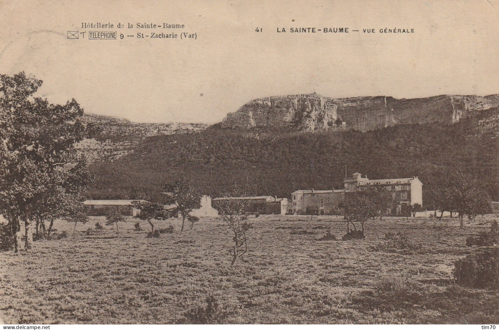 CT  LA  SAINTE  BAUME   ST  ZACHARIE  83 - Saint-Zacharie