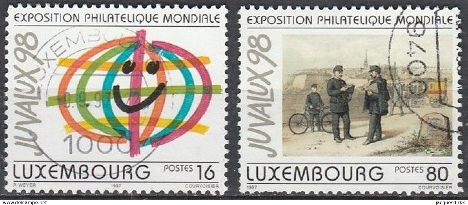 Luxembourg    .   Y&T     .   1373/1374    .    O     .      Oblitéré - Used Stamps
