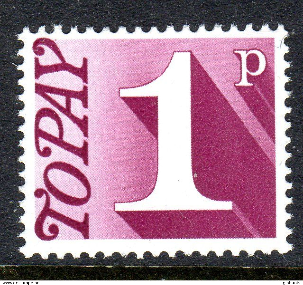 GREAT BRITAIN GB - 1970 POSTAGE DUE 1p STAMP FINE MNH ** SG D78 - Taxe