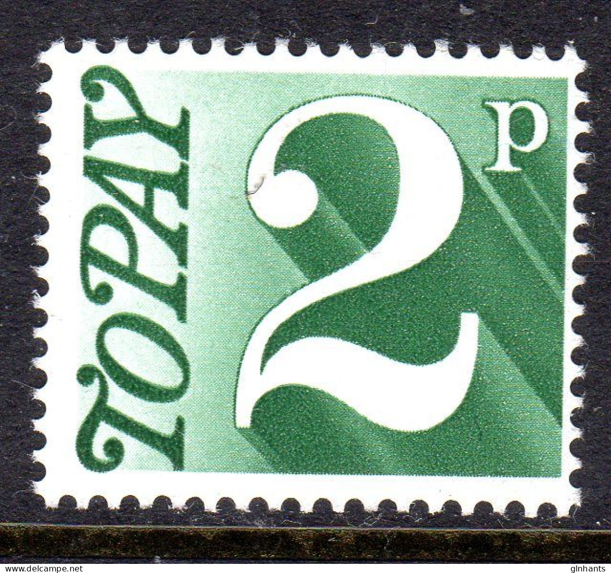 GREAT BRITAIN GB - 1970 POSTAGE DUE 2p STAMP FINE MNH ** SG D79 - Impuestos