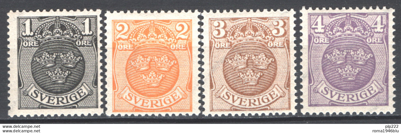 Svezia 1911 Unif.73/75 **/MNH VF/F - Nuovi