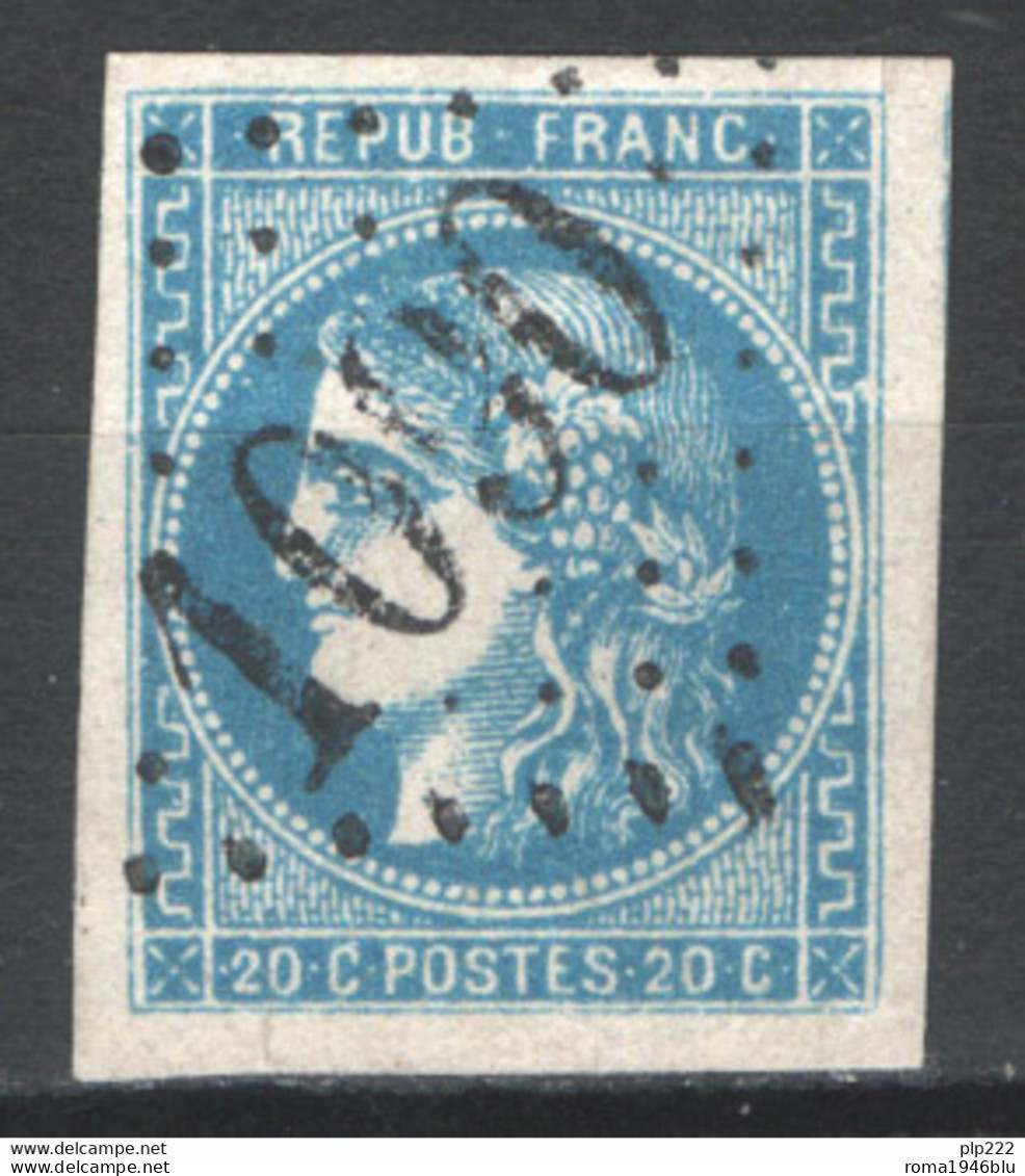 Francia 1870 Unif.46 O/Used VF/F - 1870 Emission De Bordeaux