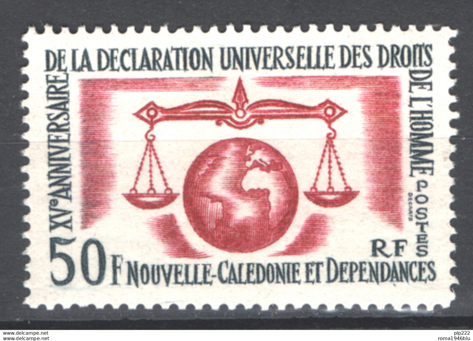 Nuova Caledonia 1963 Unif.313 **/MNH VF - Nuovi