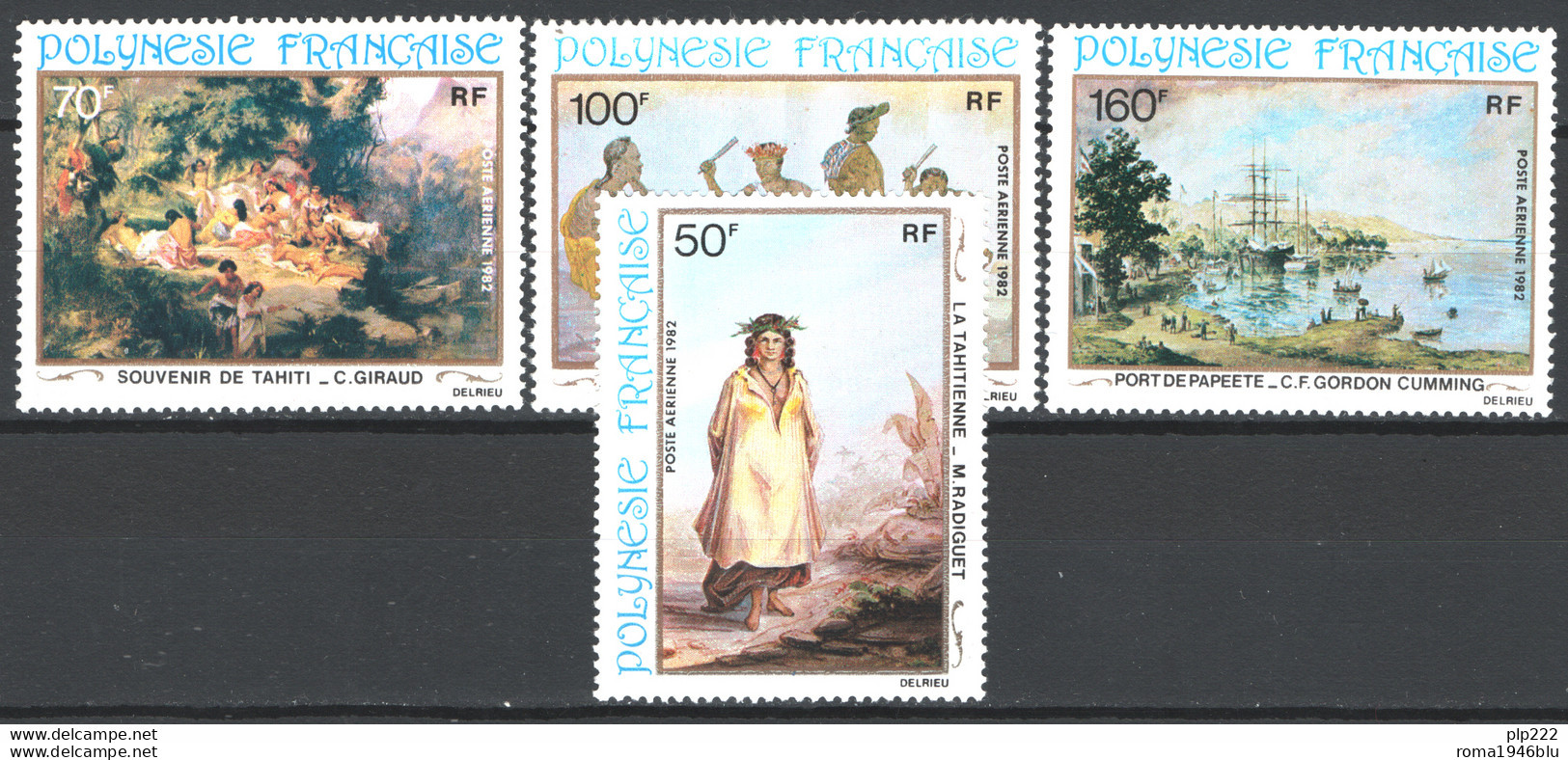 Polinesia 1982 Unif.A170/73 **/MNH VF - Nuovi