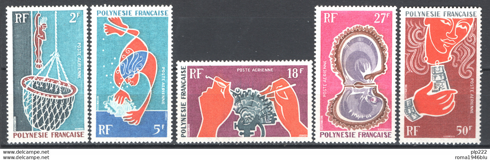 Polinesia 1970 Unif.A34/38 **/MNH VF - Ungebraucht