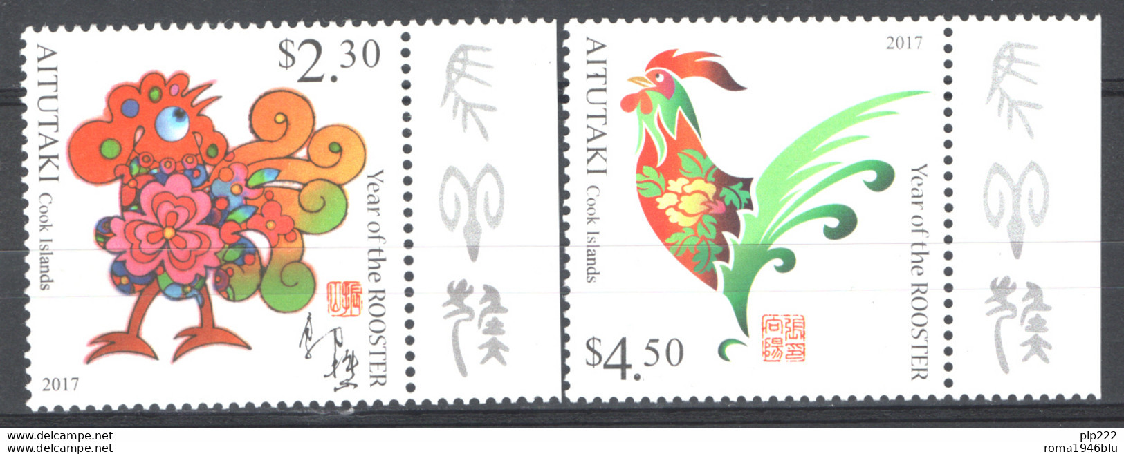 Aiutaki 2016 Y.T.698/99 **/MNH VF - Aitutaki